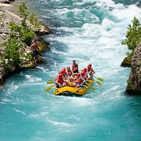 Enjoying the Splash Rafting experience